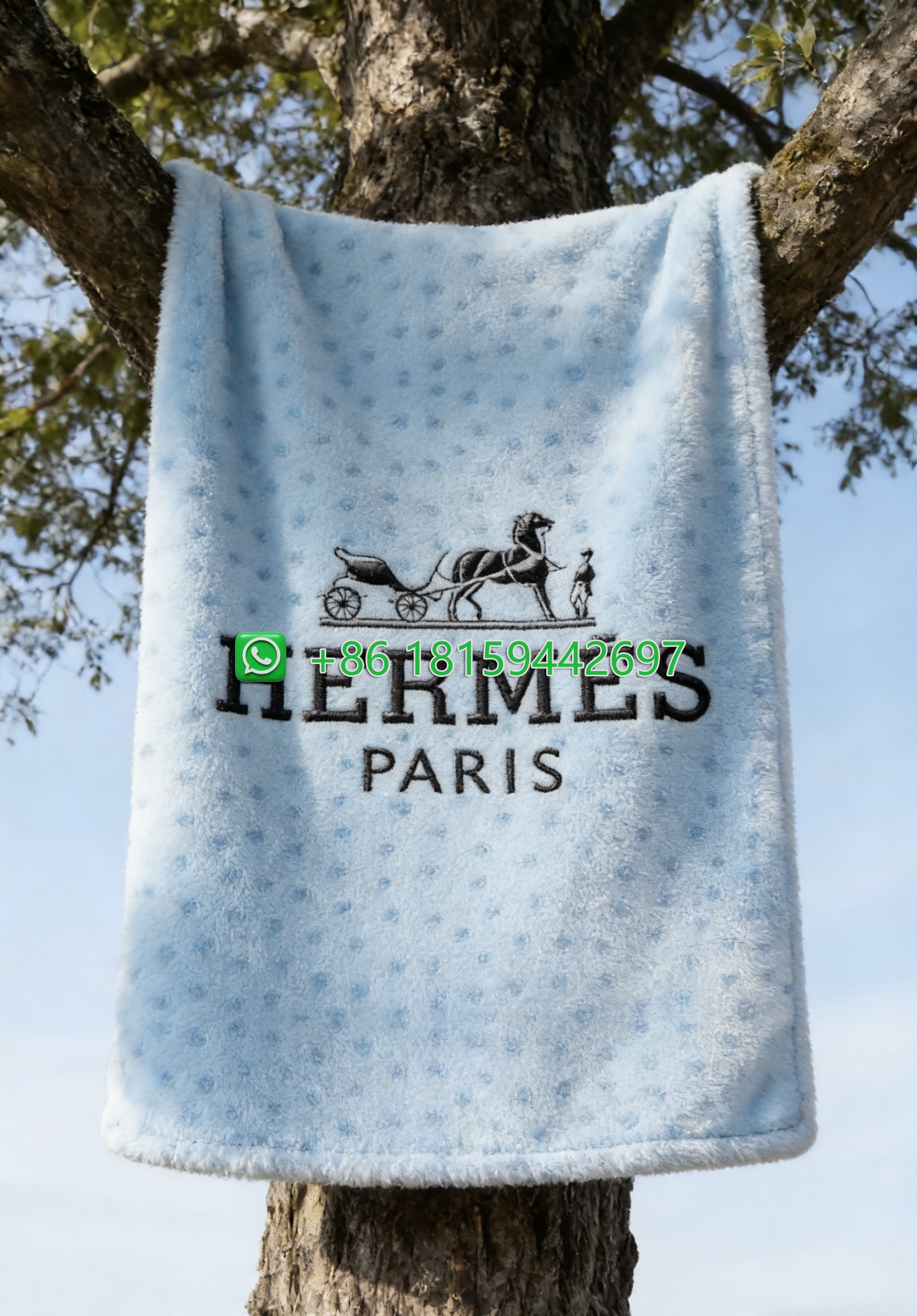 Hermes Throw Blankets